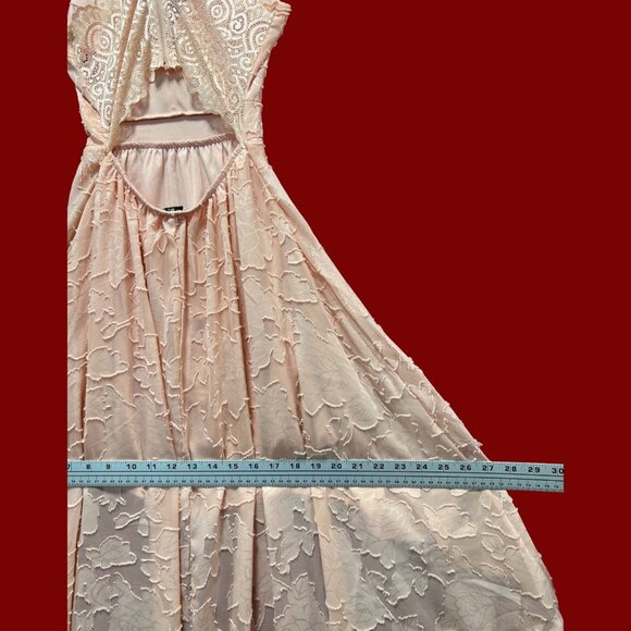 Rue 21 - Women's Summer Sleeveless High Low Hem Ruffle Dress - Pink - XXS - Picture 5 of 16